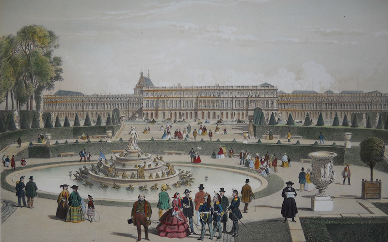 Paris dans sa splendeur - Le château de Versailles- Après coloris